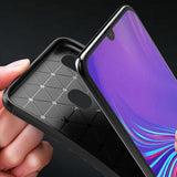 Galaxy A20 Kılıf Zore Negro Silikon Kapak Siyah