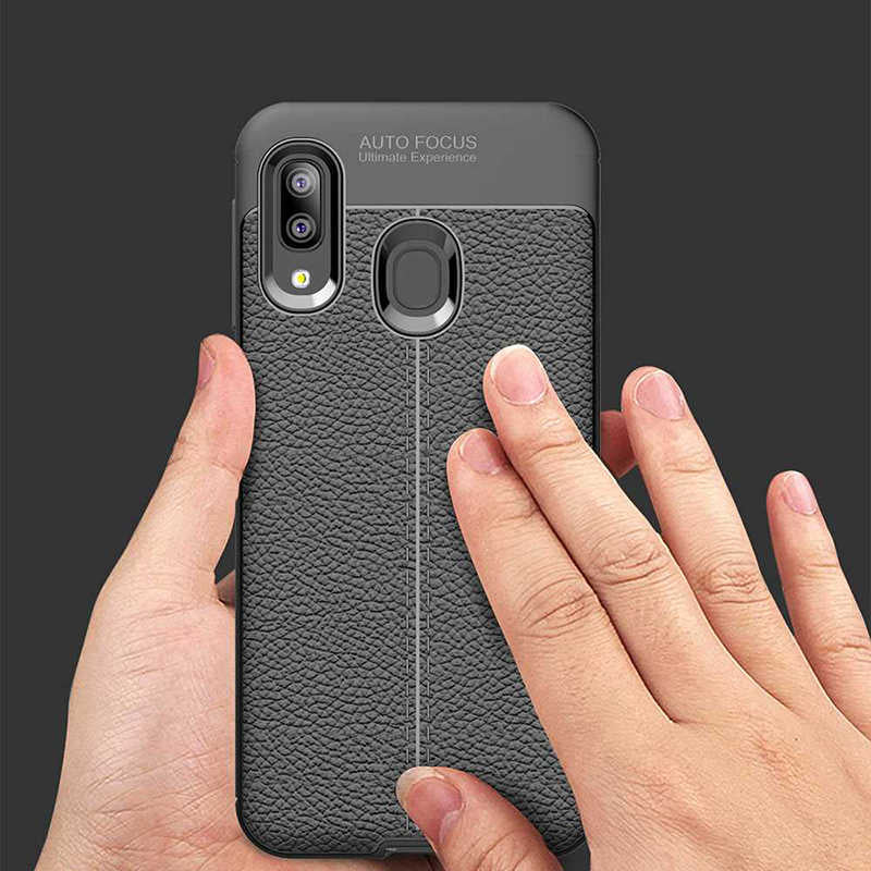 Galaxy A20 Kılıf Zore Niss Silikon Kapak Kırmızı