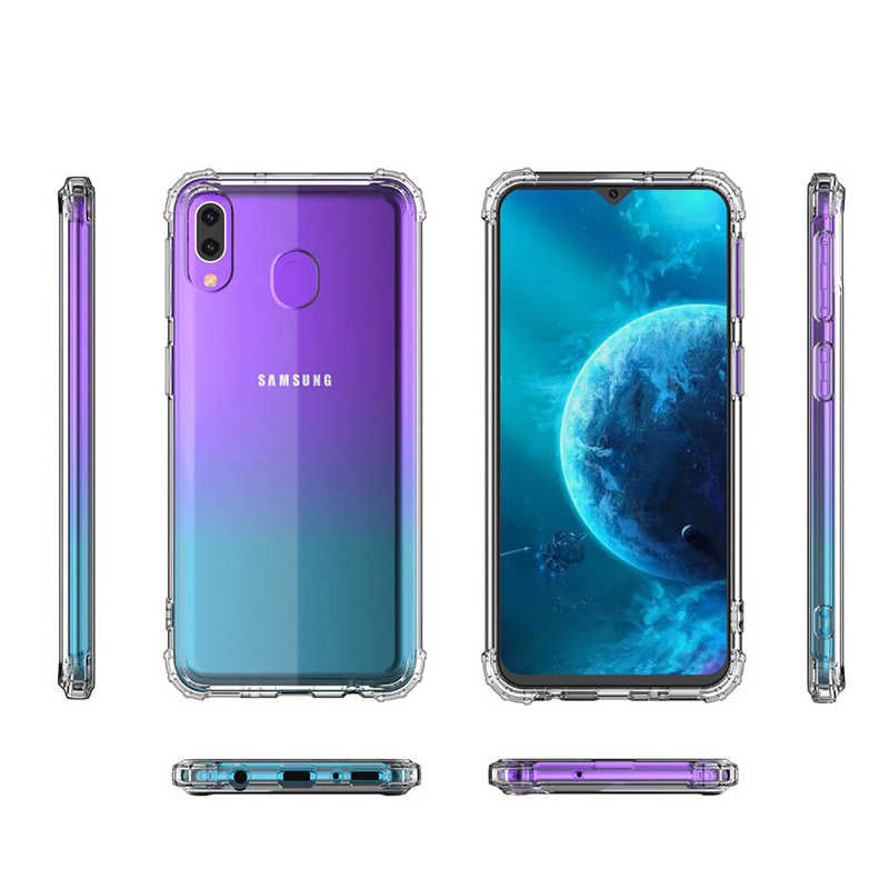 Galaxy A20 Kılıf Zore Nitro Anti Shock Silikon Renksiz