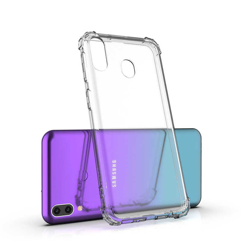 Galaxy A20 Kılıf Zore Nitro Anti Shock Silikon Renksiz