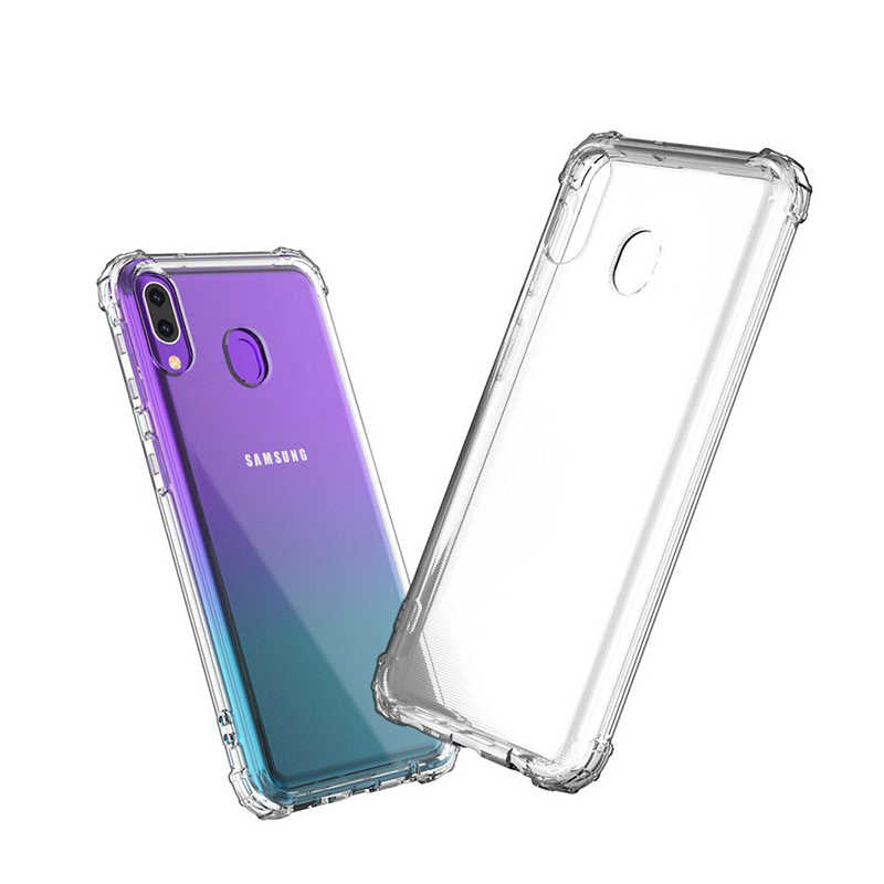 Galaxy A20 Kılıf Zore Nitro Anti Shock Silikon Renksiz