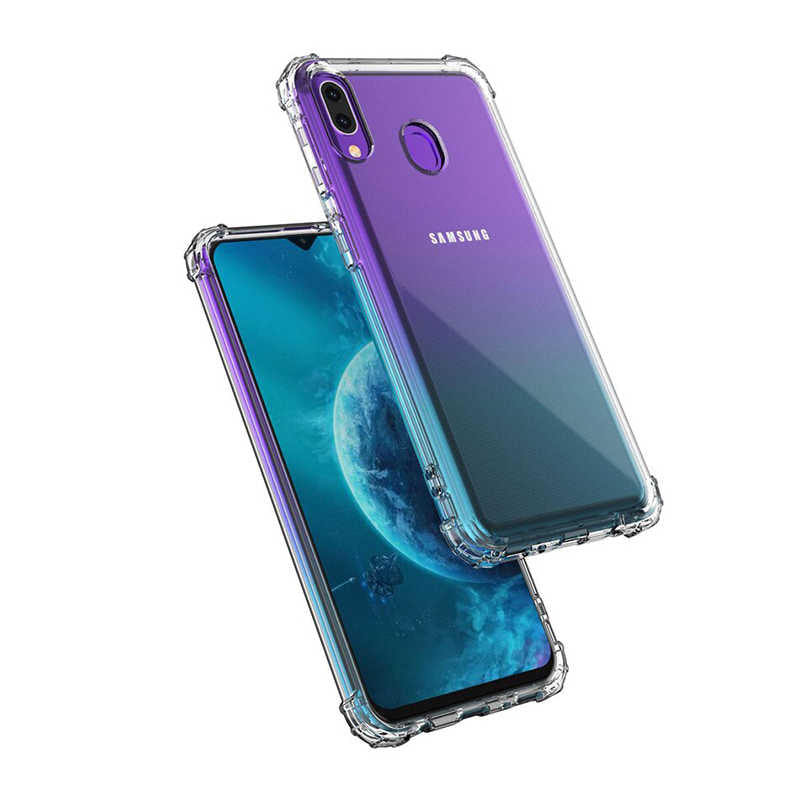 Galaxy A20 Kılıf Zore Nitro Anti Shock Silikon Renksiz