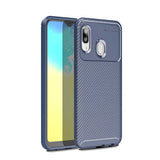 Galaxy A20E Kılıf Zore Negro Silikon Kapak Kahverengi