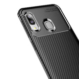 Galaxy A20E Kılıf Zore Negro Silikon Kapak Kahverengi
