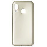 Galaxy A20E Kılıf Zore Premier Silikon Kapak Gold
