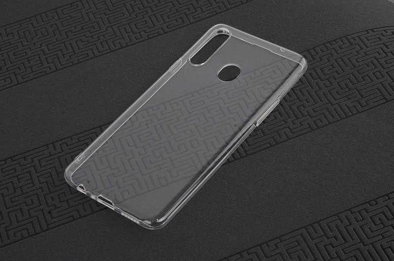 Galaxy A20S Kılıf Zore Süper Silikon Kapak Renksiz
