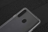Galaxy A20S Kılıf Zore Süper Silikon Kapak Renksiz