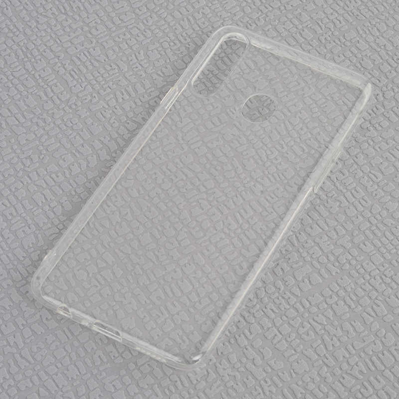 Galaxy A20S Kılıf Zore Süper Silikon Kapak Renksiz