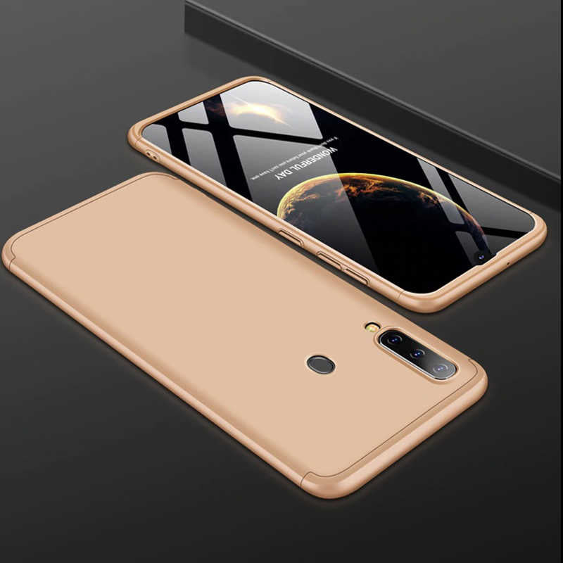 Galaxy A20S Kılıf Zore Ays Kapak Gold