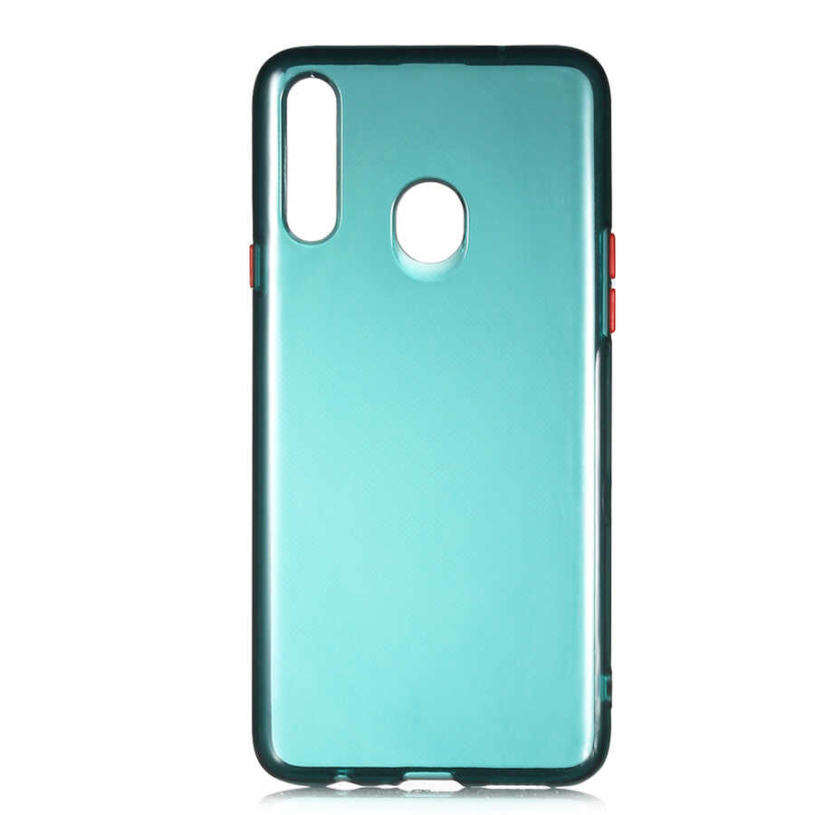 Galaxy A20S Kılıf Zore Bistro Kapak Koyu Yeşil