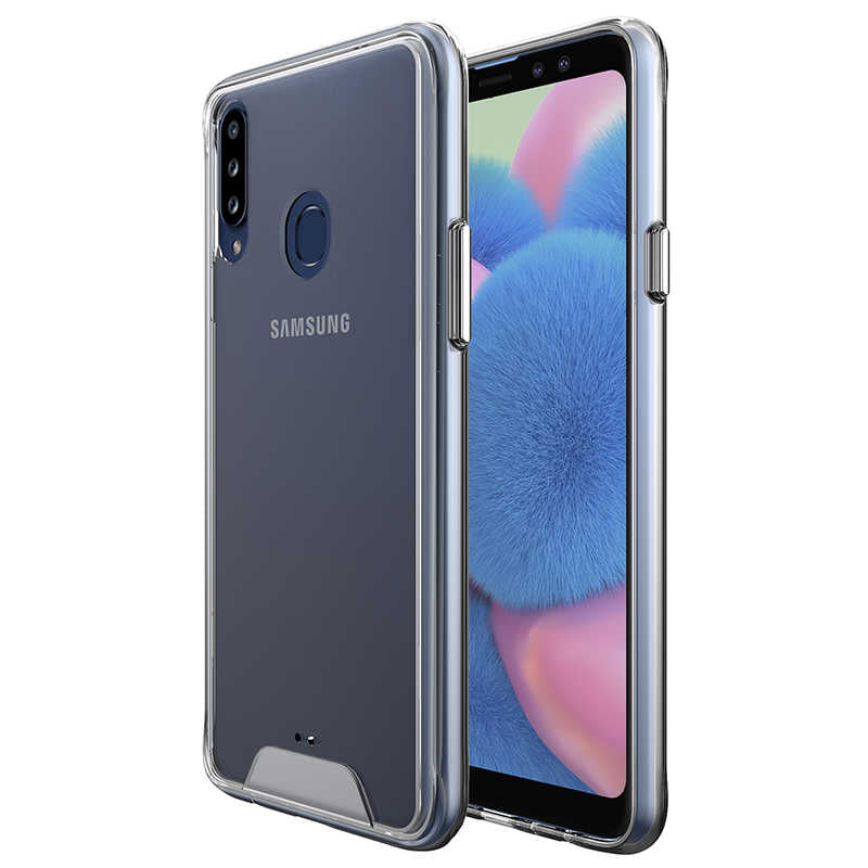 Galaxy A20S Kılıf Zore Gard Silikon Renksiz