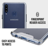 Galaxy A20S Kılıf Zore Gard Silikon Renksiz