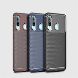 Galaxy A20S Kılıf Zore Negro Silikon Kapak Lacivert