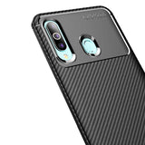Galaxy A20S Kılıf Zore Negro Silikon Kapak Kahverengi