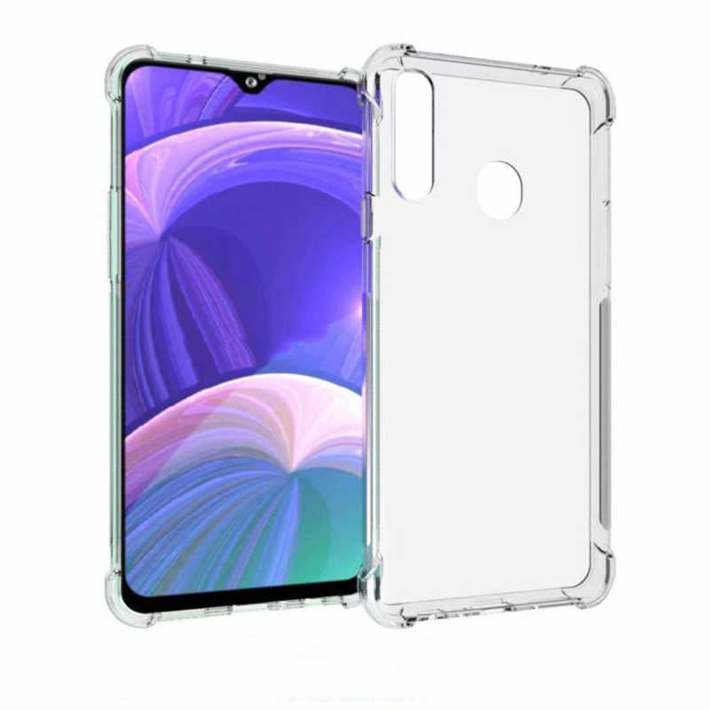 Galaxy A20S Kılıf Zore Nitro Anti Shock Silikon Renksiz
