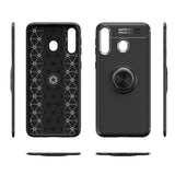 Galaxy A20S Kılıf Zore Ravel Silikon Kapak Siyah