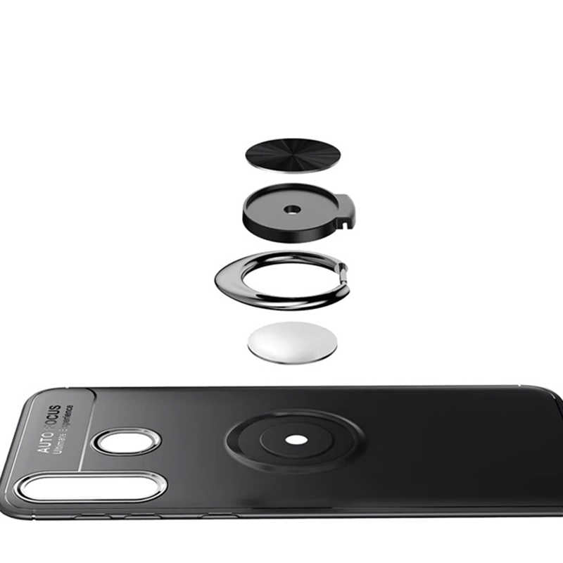 Galaxy A20S Kılıf Zore Ravel Silikon Kapak Siyah