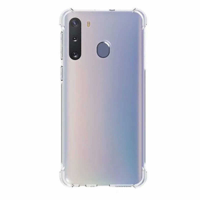 Galaxy A21 Kılıf Zore Nitro Anti Shock Silikon Renksiz