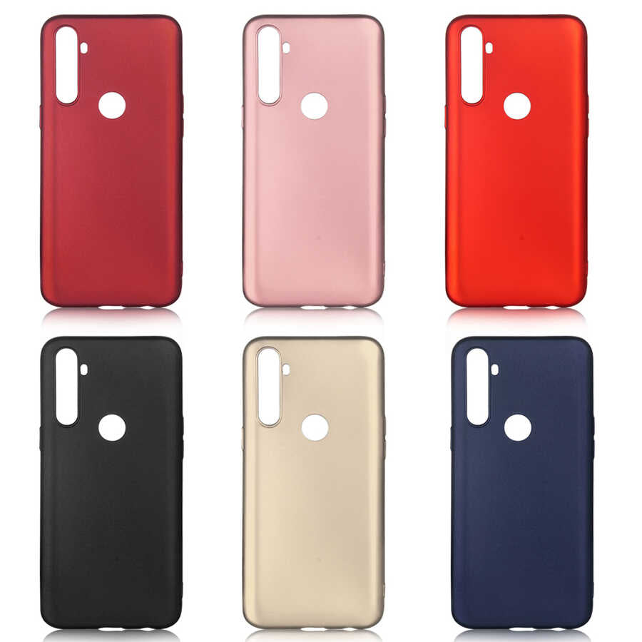 Realme C3 Kılıf Zore Premier Silikon Kapak Siyah