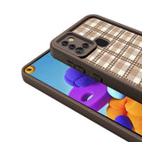 Galaxy A21S Kılıf Kamera Korumalı Baskılı Arka Yüzey Zore Klas Kapak Beyaz