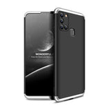 Galaxy A21S Kılıf Zore Ays Kapak Siyah-Gri