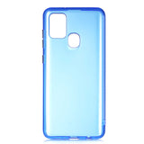 Galaxy A21S Kılıf Zore Bistro Kapak Mavi