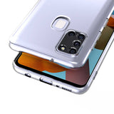 Galaxy A21S Kılıf Zore Kamera Korumalı Süper Silikon Kapak Renksiz