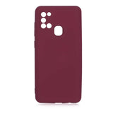 Galaxy A21S Kılıf Zore Mara Lansman Kapak Koyu Mor