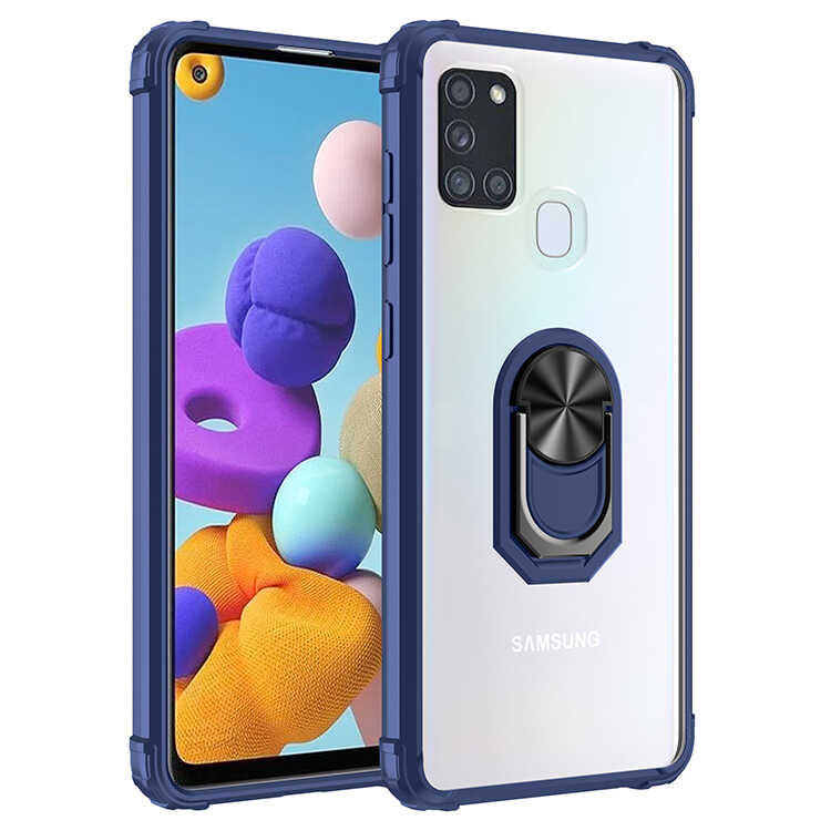Galaxy A21S Kılıf Zore Mola Kapak Siyah