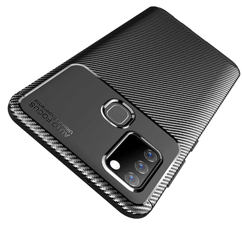 Galaxy A21S Kılıf Zore Negro Silikon Kapak Siyah