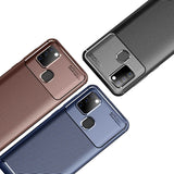 Galaxy A21S Kılıf Zore Negro Silikon Kapak Kahverengi