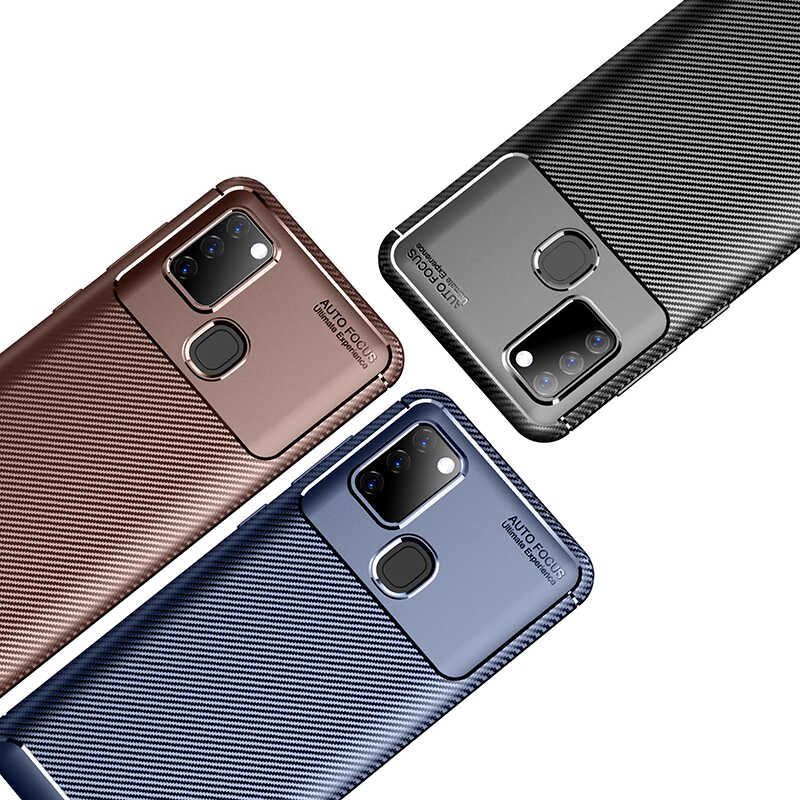 Galaxy A21S Kılıf Zore Negro Silikon Kapak Siyah
