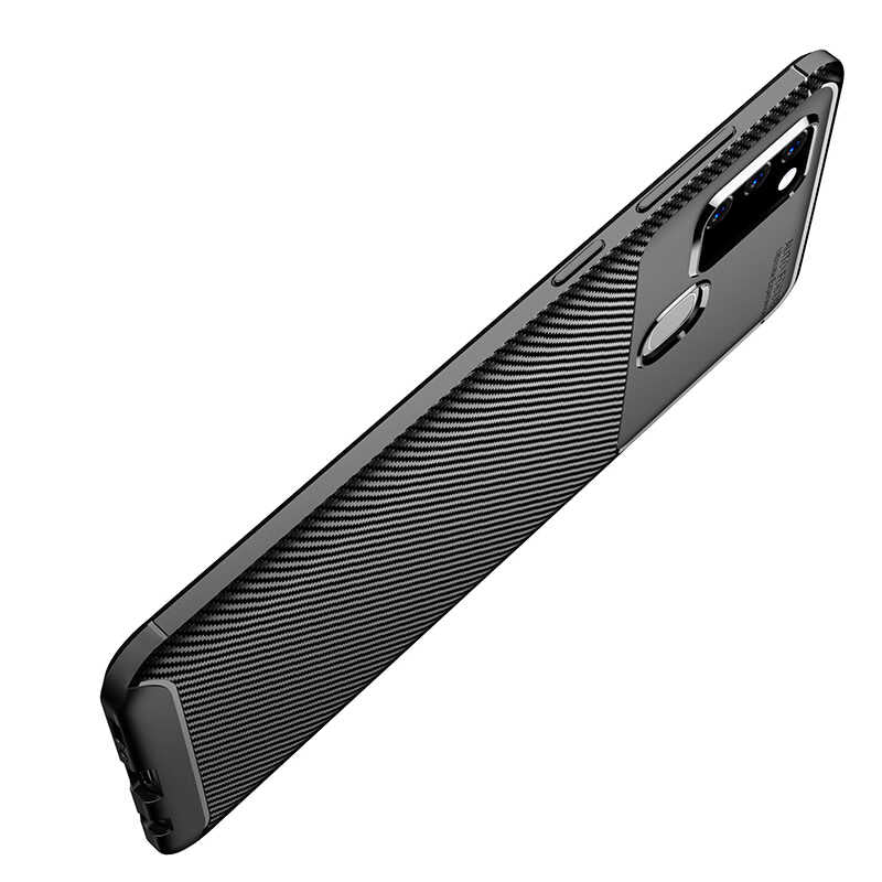 Galaxy A21S Kılıf Zore Negro Silikon Kapak Siyah
