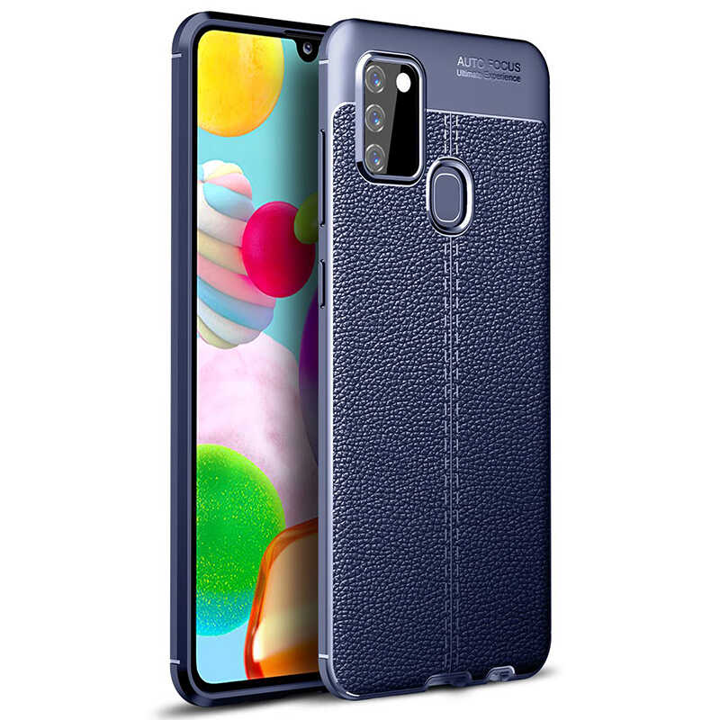 Galaxy A21S Kılıf Zore Niss Silikon Kapak Kırmızı