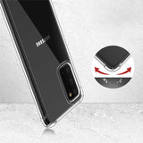 Galaxy A21S Kılıf Zore Nitro Anti Shock Silikon Renksiz