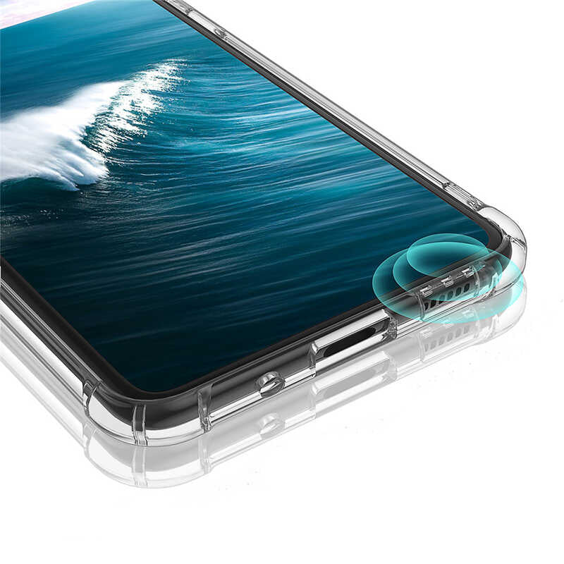 Galaxy A21S Kılıf Zore Nitro Anti Shock Silikon Renksiz