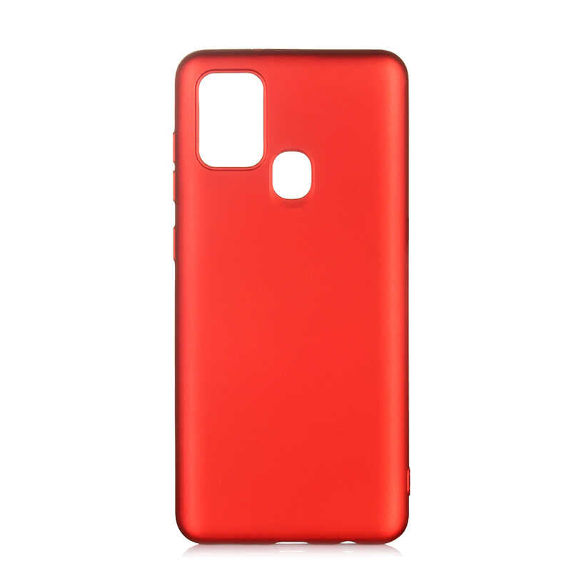 Galaxy A21S Kılıf Zore Premier Silikon Kapak Mürdüm