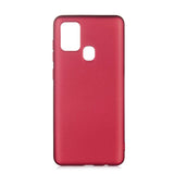 Galaxy A21S Kılıf Zore Premier Silikon Kapak Mürdüm