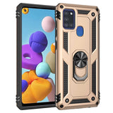 Galaxy A21S Kılıf Zore Vega Kapak Gold