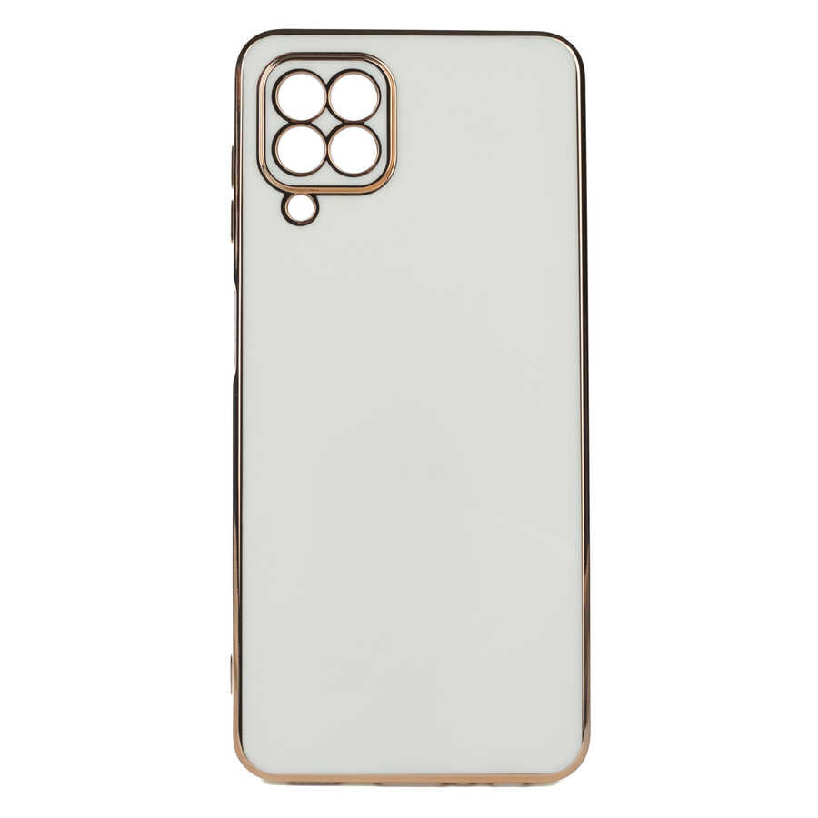 Galaxy A22 4G Kılıf Zore Bark Kapak Beyaz