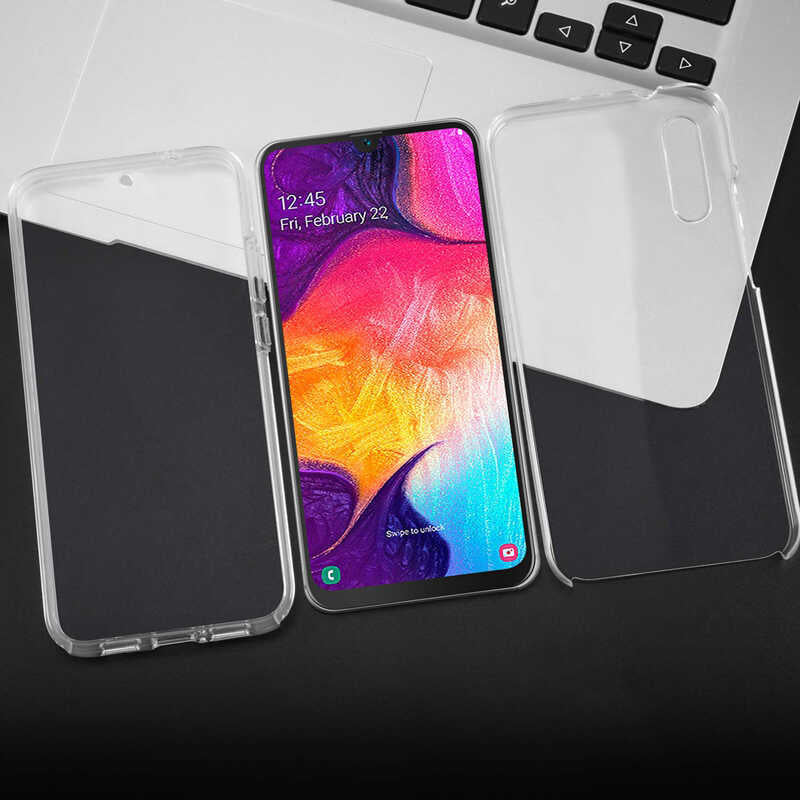 Galaxy A22 4G Kılıf Zore Enjoy Kapak Renksiz