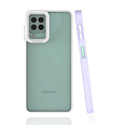 Galaxy A22 4G Kılıf Zore Mima Kapak Lila