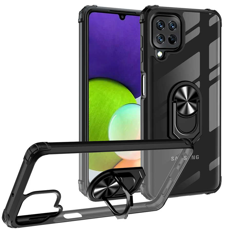 Galaxy A22 4G Kılıf Zore Mola Kapak Kırmızı