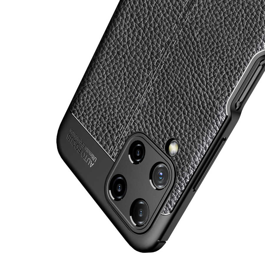 Galaxy A22 4G Kılıf Zore Niss Silikon Kapak Siyah
