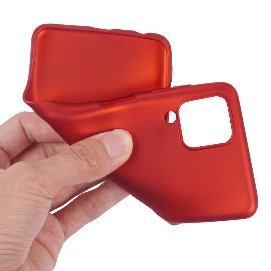 Galaxy A22 4G Kılıf Zore Premier Silikon Kapak Rose Gold