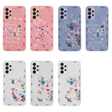 Galaxy A23 Kılıf Desenli Sert Silikon Zore Mumila Kapak Pink Mouse