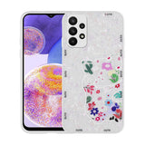 Galaxy A23 Kılıf Desenli Sert Silikon Zore Mumila Kapak White Cat
