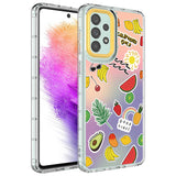 Galaxy A23 Kılıf Kamera Korumalı Renkli Desenli Sert Silikon Zore Korn Kapak NO4