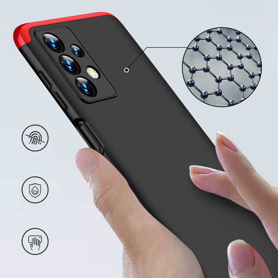 Galaxy A23 Kılıf Zore Ays Kapak Siyah