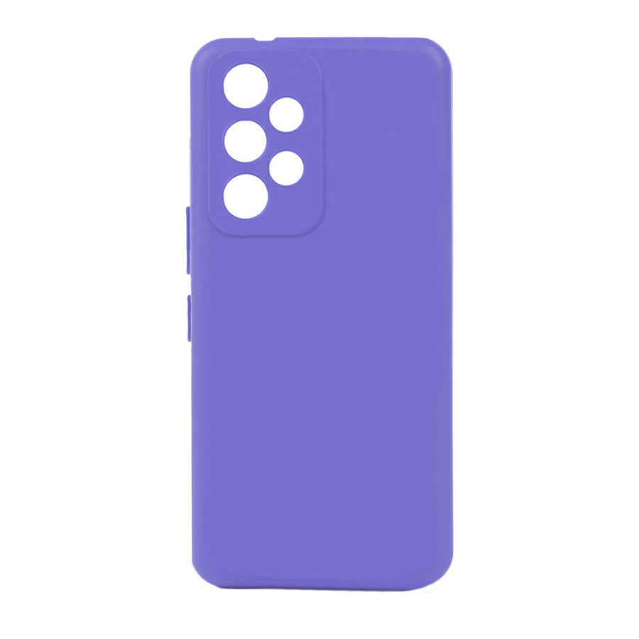 Galaxy A23 Kılıf Zore Biye Silikon Lila